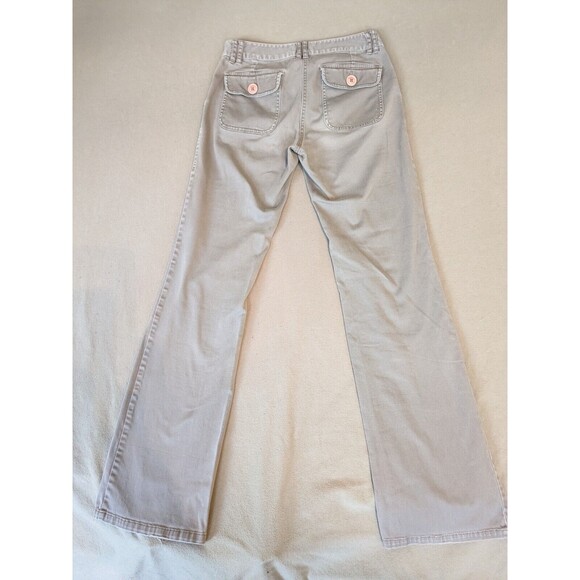 BODEN Beige/Tan Cotton Bootcut Trousers. Size 10L Low Rise. WM183 - Picture 2 of 9